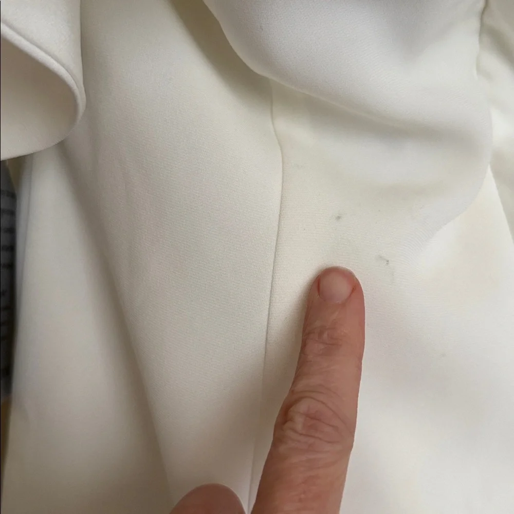 NWT- Sonya Moda Belluno Off the Shoulder Minidress, White, Large - Picture 12 of 12